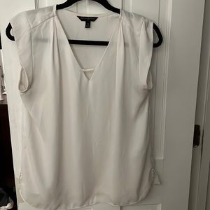 Banana Republic white blouse in small petite